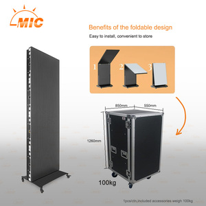 P2.5 P2 trong nhà có thể gập lại liền mạch dẫn hiển thị áp phích di động biển quảng cáo Màn hình hiển thị LED máy quảng cáo - Product Image 3