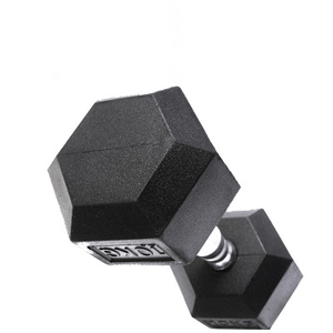 Factory Wholesale Home Gym Equipment Fitness Power Free Weight Lifting Hex <b>Dumbbell</b> Set Rubber - Product Image 4