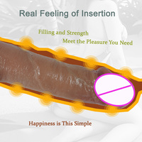 Vibrateur à 7 modes de vibration, Grand Godemiché Réaliste Chauffant en Silicone Liquide pour Femmes, Jouet Sexuel pour Masturbation Adulte