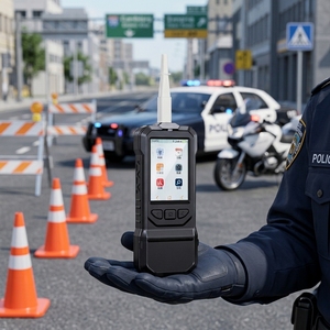 Testeur <span class=keywords><strong>d</strong></span>'alcool professionnel avec technologie de capteur à pile à combustible, certifié ROHS pour les administrations et les secteurs à forte demande - Product Image 6