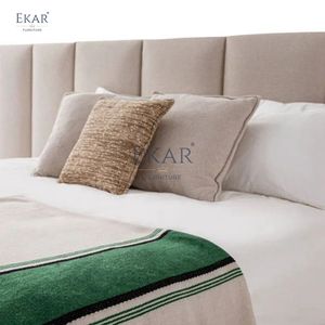 เตียงนอนดีไซน์ทันสมัย หน้าจอกว้าง โครงไม้ ดีไซน์เรียบหรู สไตล์ความสะดวกสบายสูงสุดสำหรับห้องนอน มีให้เลือกขนาดควีน คิง และดับเบิ้ล พร้อมฟังก์ชั่นจัดเก็บ - Product Image 4