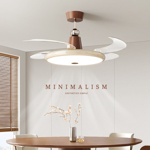 Invisible Blade <b>Ceiling</b> Fan Night <b>Light</b> – Kids Room Safe & Gentle Airflow Design - Product Image 3