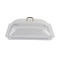 Couverture de dôme en plastique transparent pour boulangerie d'hôtel, couverture alimentaire pour pain, grande couverture rectangulaire en polycarbonate pour aliments