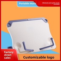 Support de musique pliable portable pour bureau, support de lecture multifonctionnel, support de partitions de piano, support de tablette IPAD, modèle GQ0405
