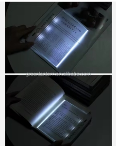 Lampe de lecture de nuit à LED portable en forme de cale, lampe de bureau plate pour la lecture de livres - Product Image 3