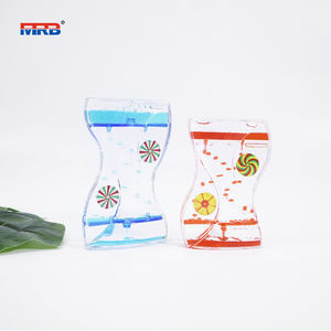 Minuterie de mouvement liquide sensorielle barboteur jouet minuterie liquide de couleur avec liquide à l'intérieur <span class=keywords><strong>sablier</strong></span> vers le haut - Product Image 6