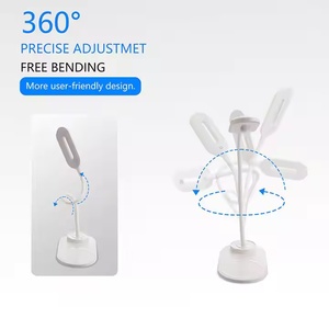 Laimoda sang trọng sáng tạo dẫn cắm trong đèn bàn nhanh chóng sạc không dây <span class=keywords><strong>USB</strong></span> sạc đèn nghiên cứu quà tặng cho phòng ngủ đầu giường - Product Image 3