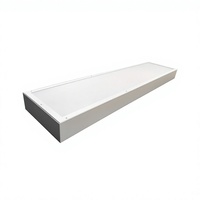 Panneau lumineux LED rétroéclairé réglable IP40 50W pour plafond intérieur, idéal pour les magasins de détail