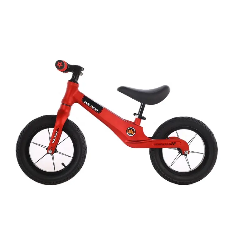 Balance Bike Aluminium legierung/12 Zoll No Pedal Kleinkind Fahrrad Verstellbarer Sitz/Leichtes Sport training Fahrrad für Kinder Alter 2