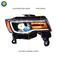 YU GUANG pour Jeep Grand Cherokee WK2 phares 2014-2021 pièces de voiture phares LED amélioré lampe frontale assemblage de lumière avant