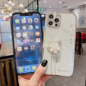 Funda de cristal de diamante para <span class=keywords><strong>iphone</strong></span>, funda de pc con pintura de diamante para <span class=keywords><strong>iphone</strong></span> xs max xr 11 12 pro <span class=keywords><strong>13</strong></span> pro max - Product Image 6