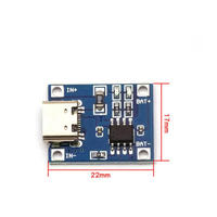 TP4056 18650 Lithium Battery Charging Board 4.2V 1A Overcharge Overdischarge Temperature & Short-Circuit Protection