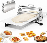 Machine à étaler la pâte pliable, équipement de boulangerie manuel compact, facile à utiliser, garantie 1 an