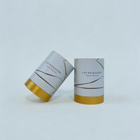 Coffret Cadeau de Parfum Premium avec Insert Cylindrique en EVA, Taille Personnalisée, Logo, Emballage de Luxe pour Fragrances, Estampage Élégant sur Papier Kraft