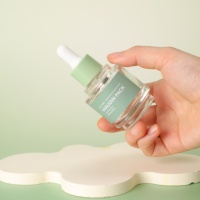 Flacon compte-gouttes en verre au design créatif de 30 ml, flacon pour soins de la peau, huile essentielle pour le visage, flacon pour huile corporelle avec pipette pour sérum