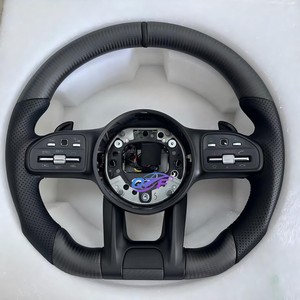 Volante de Fibra de Carbono Real para <span class=keywords><strong>Mercedes</strong></span> W202 Glb C117 Cla W221 S65 Amg Cl550 Cl63 S63 - Product Image 4