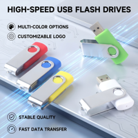 Clé USB pas chère 2.0 3.0 avec logo personnalisé, clé USB pivotante 2 Go 4 Go 8 Go 16 Go 32 Go 64 Go 128 Go