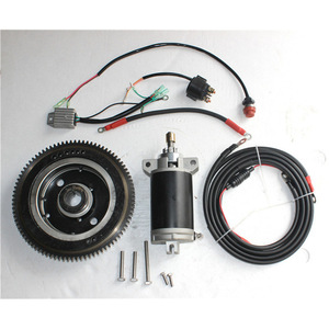 Yamaha Outboard Motor <b>Electric</b> Start <b>Kit</b> 40 Hp For Retrofit Upgrade Boat Engine Parts - Product Image 1