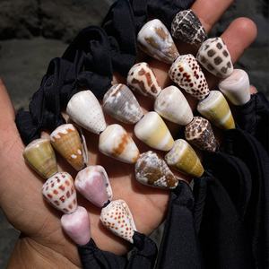 Traje de Baño de Diseño de Fabricante, Accesorios de Lujo con Forma de Concha, Bikini Personalizado de Poliéster Reciclado - Product Image 3