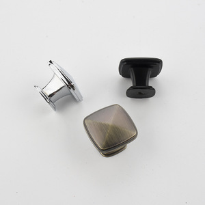 Modern Minimalist Zinc Alloy Single Hole Cabinet Handle Furniture Brushed Finish <strong>Pull</strong> <strong>Knob</strong> - Product Image 4