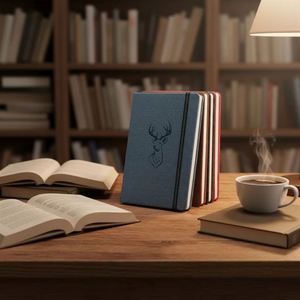 A5 Promotional Custom Logo High Quality Personalized Notepad Journal Hardcover PU Leather Notebook - Product Image 2
