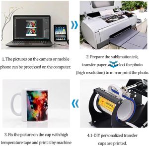 11 oz White Ceramic Coffee <b>Mug</b> High Quality Sublimation Blank Microwave Safe - Product Image 6