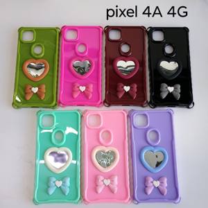 Nouvelle conception 2026 – <span class=keywords><strong>Coque</strong></span> de téléphone miroir en forme de cœur anti-chute à quatre coins, compatible avec Google <span class=keywords><strong>PIXEL</strong></span> <span class=keywords><strong>3A</strong></span> 4A 5A 6A INF HOT 60 SMART 10 - Product Image 1