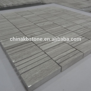M032 Wooden Gray mosaic <strong>tile</strong> patterns <strong>mirrored</strong> <strong>tiles</strong> bath <strong>tiles</strong> - Product Image 4