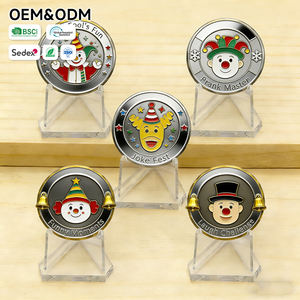 Moneda <span class=keywords><strong>de</strong></span> desafío personalizada redonda con diseño <span class=keywords><strong>de</strong></span> payaso, esmaltada brillante, temática <span class=keywords><strong>de</strong></span> el Día <span class=keywords><strong>de</strong></span> los Inocentes, <span class=keywords><strong>de</strong></span> metal, latón, cobre, bronce, esmalte, aleación <span class=keywords><strong>de</strong></span> zinc - Product Image 4