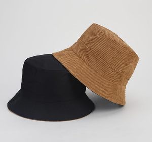 Corduroy Bucket <b>Hat</b> - Double-Sided Unisex Sun Protection <b>for</b> Travel Daily Wear Outdoor Activities Custom Logo Promotion Gift - Product Image 2