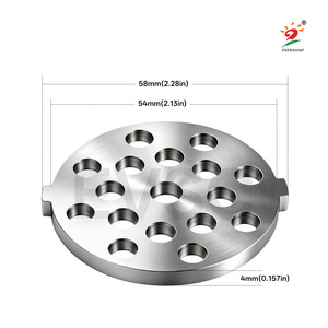 Plaque de broyeur à viande, trou de 7mm, 16 trous, en acier inoxydable SUS420, modèle 5, accessoire pour broyeur à viande - Product Image 5