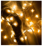 LED Star String Lichterketten Girlande Weihnachts baum Neujahr Valentinstag Party liefert Dekoration 3 * AA Batterie