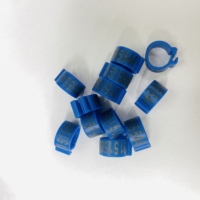 Bonne Qualité Oiseau Ouvert Split Bandes En Plastique Pigeon Clip En Plastique Pigeon Pied Anneau avec Série No 1-100 Oiseau Jambe Bandes
