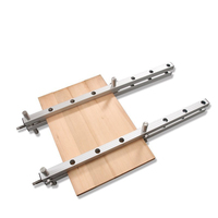 Système de serrage pour panneaux de haute qualité pour table de scie à bois