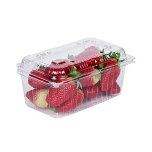 Envase de Plástico Reciclable para Fresas y Arándanos, Tipo Blister con Orificios de Ventilación, Grado Alimenticio, PET Transparente, con Opción de Grabado - Product Image 4