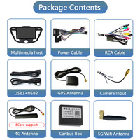 Système audio de voiture Android pour Ford Transit Tourneo Custom 2012 - 2019 2020 2021 Lecteur multimédia Navigation GPS Car-play Wifi