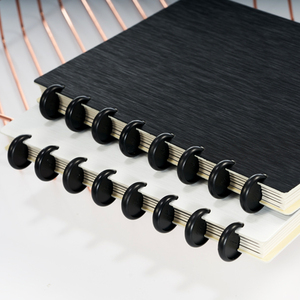 Ringnote A5/B6 <span class=keywords><strong>PP</strong></span> Chải Kết Cấu Bìa Cứng Tối Giản Văn Phòng Kinh Doanh Tạp Chí Biểu Tượng Tùy Chỉnh Đĩa Ràng Buộc Lá Lỏng Máy Tính Xách Tay - Product Image 4