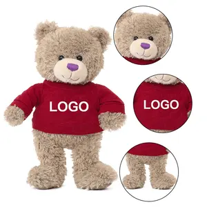 Günstige Werbe geschenke Plüsch Teddybär für Großhandel niedlichen weichen Plüsch Fett großen Körper Teddybär Spielzeug mit benutzer definierten Logo