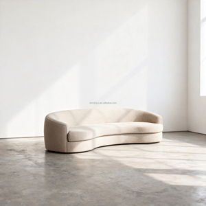Sofá MYHOME Contemporáneo, Superventas, de Tres Plazas, en Terciopelo, Cómodo, para Sala de Estar - Product Image 4