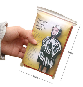Custom Logo Emergency <b>Poncho</b> Printed Disposable Rain <b>Ponchos</b> for Promotional Gifts - Product Image 6