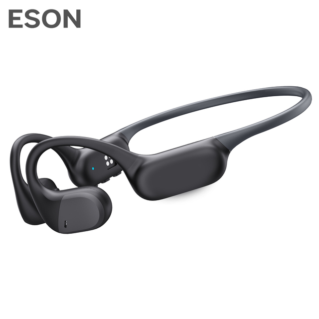 ESON Air Conduction Earphones Neckband Wireless Ear Hook Earbuds Headset Bone Conduction Earphone Headphone Open Ear Air Tws