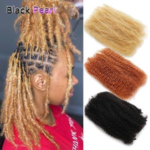 Meilleure vente de haute qualité vierge Remy <span class=keywords><strong>Afro</strong></span> Kinky Bulk Hair Extensions de <span class=keywords><strong>cheveux</strong></span> brésiliens sans pièce jointe Curly Dreadlock Highlight - Product Image 3
