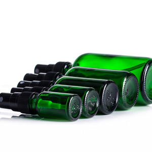 1oz 2oz 4 oz 15ml 30ml 60ml 120ml 1 2 4 Oz Cosméticos verdes Frascos cuentagotas de vidrio de suero facial vacío con tapa de rociador de niebla de agua - Product Image 6