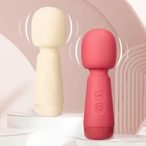 Vrouwelijke Mini Toverstaf Vibrator, Krachtige Toverstaf Massager Clitorisvibrator Voor Ciltoris Stimulatie