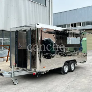 Carrito de Comida Rápida Comercial para Exteriores, Camión de Comida Móvil con Certificación CE - Product Image 1