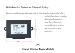 Kit <span class=keywords><strong>de</strong></span> Rétrofit <span class=keywords><strong>de</strong></span> Régulateur <span class=keywords><strong>de</strong></span> <span class=keywords><strong>Vitesse</strong></span> pour <span class=keywords><strong>Toyota</strong></span> Land Cruiser LC71/LC76 avec Écran Monochrome – Contrôle <span class=keywords><strong>de</strong></span> <span class=keywords><strong>Vitesse</strong></span> Plug-and-Play. - Product Image 5