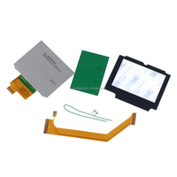 Set Lengkap Layar LCD IPS V4 3.0'' Inch untuk GBA SP IPS LCD V4 Layar dengan Lampu Latar untuk Perbaikan GBA SP