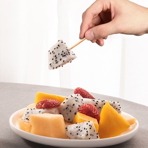 Nicro vente <span class=keywords><strong>en</strong></span> gros 20 pièces douche nuptiale Bachelorette fête fournitures pour gâteau fruits Sexy accessoires multicolore PP plastique pénis cure-dents - Product Image 4