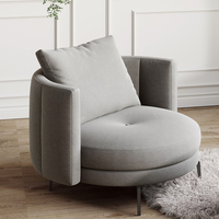 Fauteuil inclinable moderne en tissu avec repose-pieds, confortable et idéal pour salon, hôtel, salle à manger, extérieur, école, entrepôt - Vente chaude