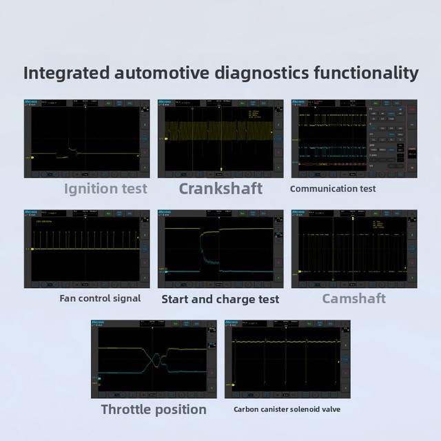 Micsig Automotive Diagnostic Oscilloscope Full Touchscreen Portable Device For Car Repair, Ato With Battery, 4ch